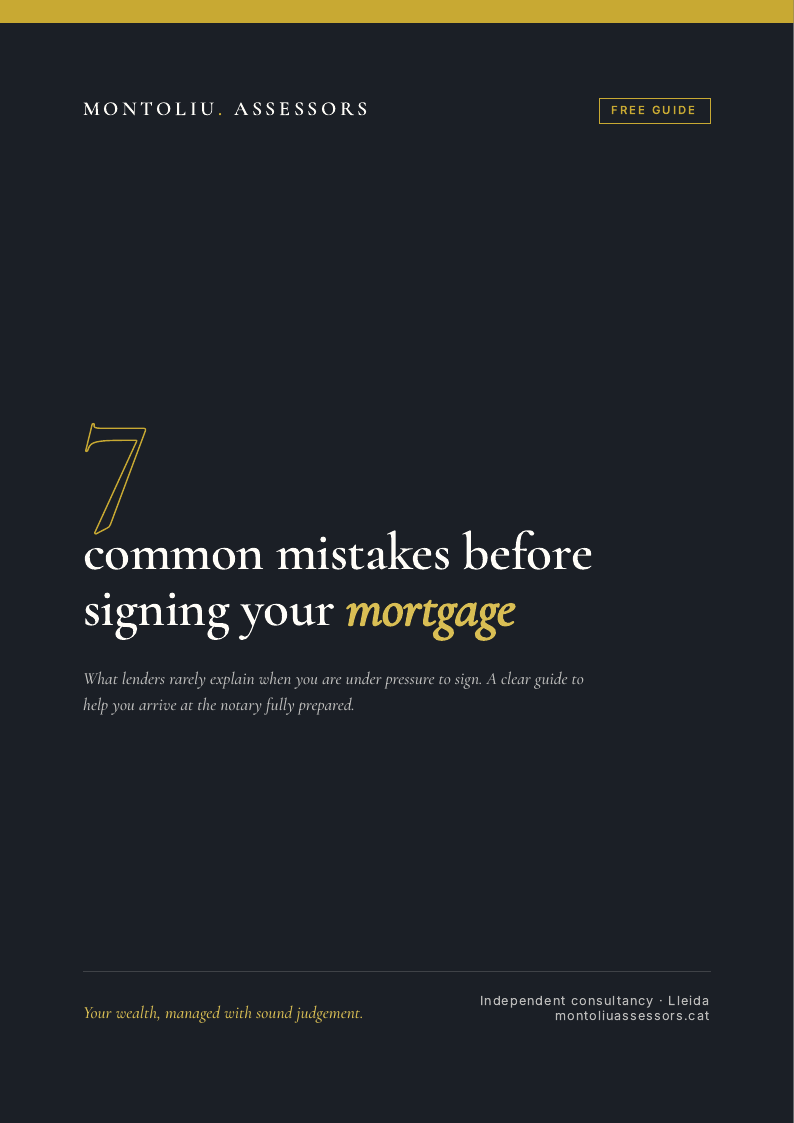 Free Guide Cover: 7 Common Mistakes Before Signing Your Mortgage